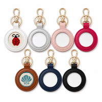 Cadre carré en cuir pour broderie, décoration murale DIY pour les fêtes, ornement souvenir de Noël pour les amateurs de broderie