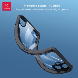 XUNDD a prueba de golpes TPU Bumper Crystal Clear Estuche rígido con cámara Estuche protector para teléfono para Nothing CMF Phone 1 - Product Image 4