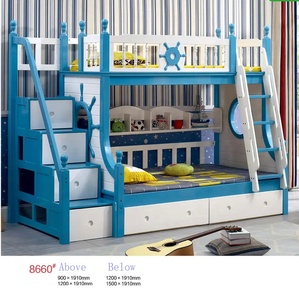 Hot-vendita di Alta-qualità di Nuovo Per Bambini In Legno Mobili Camera Da Letto, In Legno Massello, log Camera Dei Bambini Mobili 1 Set Moderno Su Misura - Product Image 3