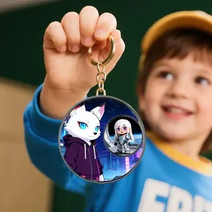 Broche Digital con Logotipo Personalizado, Pantalla Táctil HD de 1.85 Pulgadas, Bluetooth Recargable, Código Abierto, API Abierta, Programación DIY, Dispositivos con IA, Insignia Electrónica - Product Image 1