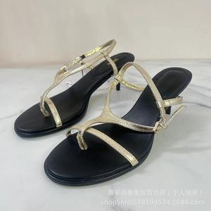 2026 New Style Women's Round-Toe <b>High</b> Heel Sandals - Fashionable, Trendy, Sexy Outdoor <b>High</b>-<b>Top</b> Rubber-soled Women's Sandals - Product Image 2