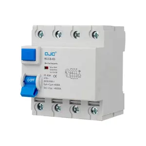 2 पोल 4 पोल आईडी मॉडल ELCB RCCB RCD 16A 20A 25A 32A 40A 50A 63A एसी 230V/415V अवशिष्ट वर्तमान सर्किट तोड़ने rccb 2 p 32a 30ma