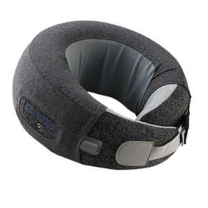 Masseur de cou électrique portable en forme de O, avec pétrissage Shiatsu, vibrations, chaleur et compresse chaude, pour soulager la douleur, idéal pour la maison, le bureau et les voyages - Product Image 1