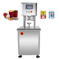 Máquina Semiautomática para Sellar Latas de Leche en Polvo, Frutos Secos y Envases de Plástico con Nitrógeno