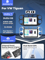 Système audio pour voiture Android avec écran tactile 2K, amplificateur DSP, GPS et RGB pour VW Tiguan - Série DUDU 12+512 Go