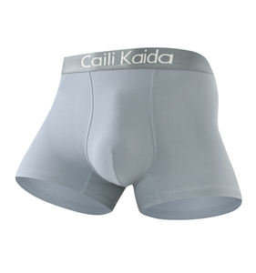 Vente en gros Caleçon <span class=keywords><strong>homme</strong></span> personnalisé haute élasticité solide confortable 89% coton 11% Spandex Respirant <span class=keywords><strong>Musculation</strong></span> mi-hauteur - Product Image 2