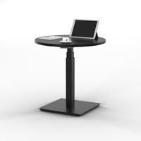 Bureau d'ordinateur ergonomique à pied unique Table basse d'ordinateur portable debout pour la maison ou le bureau assis debout meubles de levage