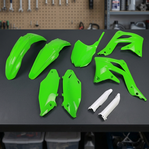 Kit Completo de Plástico Verde 026 para Kawasaki KXF 450 2013-2015, Pieza de Carenado de Motocicleta de Fibra de Carbono - Product Image 2