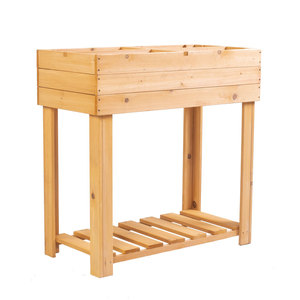 Fournisseur d'usine OEM/ODM : Nouvelle <span class=keywords><strong>jardinière</strong></span> en <span class=keywords><strong>bois</strong></span> à double couche <span class=keywords><strong>pour</strong></span> fleurs et légumes avec un plateau inférieur en <span class=keywords><strong>bois</strong></span> - Product Image 1