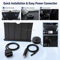 Pare-soleil automatique pour Tesla Model Y Juniper Model 3 Highland, rétractable à une touche, alimenté par OBD-II