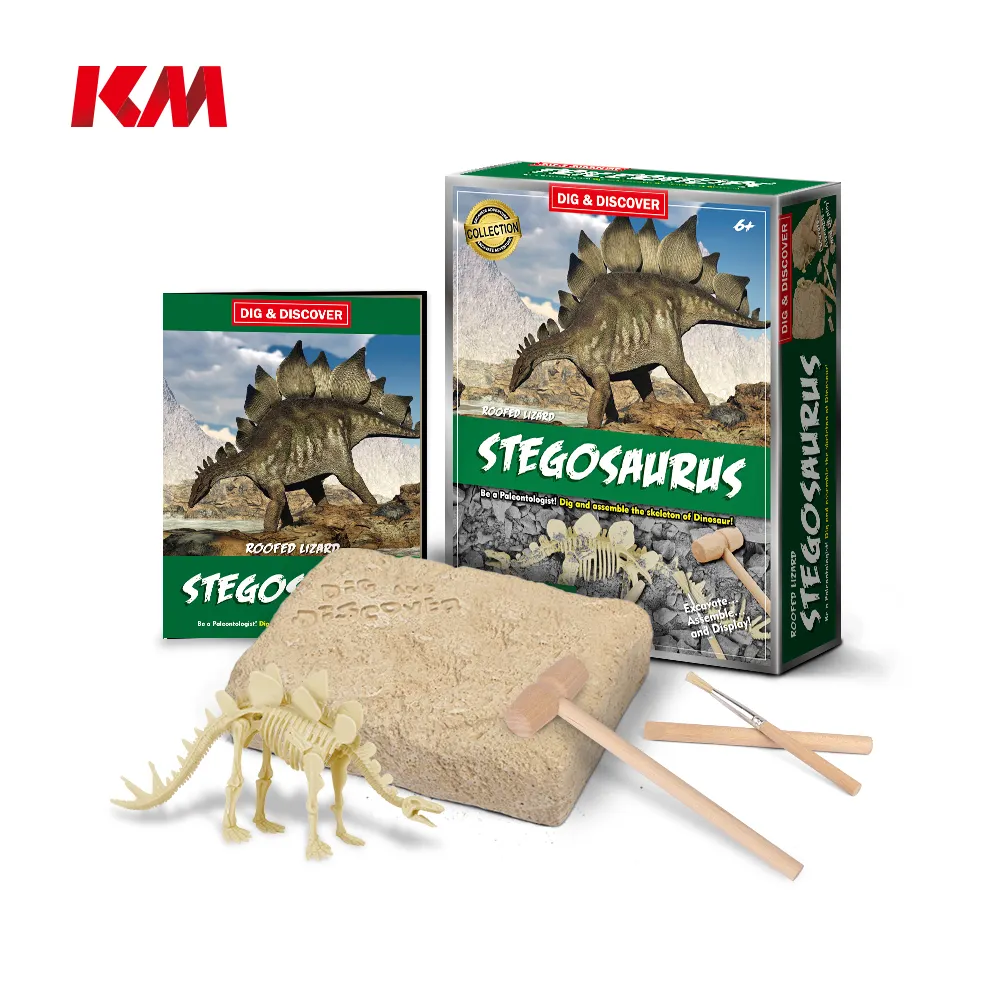 Science Kits Set Dino Excavation Toy Set Kids Educational Children Nationalgeographic Archaeology Science Toys Dinosaur Stegosaurus Dig Out Kit