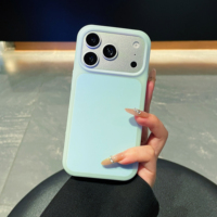 Coque de téléphone antichoc mate couleur bonbon pour iPhone 17 Pro Max 16 15 14 13 – Étui rafraîchissant en gelée pour hommes et femmes, idéal pour l'été