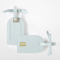 Étiquette de bagage en cuir PU tendance avec nœud papillon, plaque d'identification de voyage, plaque d'information d'embarquement, identificateur anti-perte, étiquette de rangement pour bagages