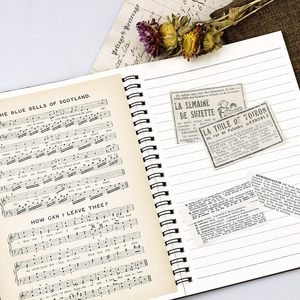 Papel de álbum de recortes hecho a mano Vintage, hoja de periódico de revista de matemáticas, papel Kraft para fondo de decoupage de álbum de recortes - Product Image 5
