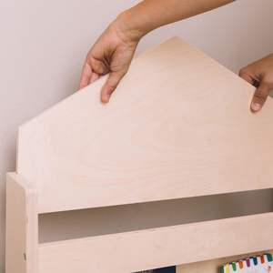 Porta-dietro Montessori <span class=keywords><strong>angolo</strong></span> in legno per bambini libreria con 3 livelli per sala <span class=keywords><strong>studio</strong></span> - Product Image 3