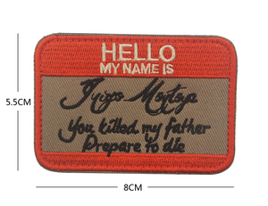 สวัสดีฉันมีตัวอักษรตลกๆปักป้ายผ้าสีสำหรับเสื้อแจ็กเก็ตของผู้ชายเสื้อเย็บแบบยุทธวิธี - Product Image 3