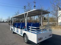 Mini-bus électrique RENQI 11 places à charge rapide, chauffage intégré, type scolaire personnalisé, batterie au lithium, homologué CE, pour campus et visites touristiques