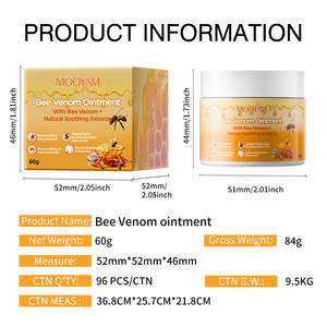 Crème de Soulagement Naturel des Douleurs Musculaires et Articulaires au Venin d'Abeille, Marque Privée OEM, 60g, pour Cou, Épaules, Genoux, Pieds – Vente en Gros - Product Image 6