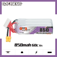 GAONENG GNB 6S 22.8V HV 850MAH 60C RC LiPo Baterai XT30 Konektor FPV DRONE