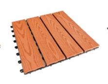 Heyes พื้นระเบียงแบบต่อประสาน DIY 30x30 PVC WPC กลางแจ้งลานกระเบื้องการออกแบบที่แตกต่างกัน - Product Image 4