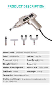 Grosir alat penyesuaian <span class=keywords><strong>Chiropractic</strong></span> 1200 N, pemijat otot elektronik, pistol <span class=keywords><strong>Chiropractic</strong></span> impuls listrik - Product Image 4