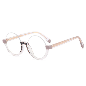 2023 MS 82086 Women's <strong>Half</strong> <strong>Frame</strong> TR90+CP <strong>Optical</strong> Glasses Custom Logo Anti-Blue Light Colorful Design Eyeglass <strong>Frames</strong> - Product Image 4
