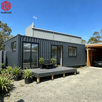 ALLBETTER Maison de vacances en conteneur, cabane préfabriquée de luxe pour projets de location de vacances