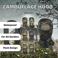Pasamontañas Unisex de Alta Calidad, Transpirable e Impermeable, con Patrón de Camuflaje Colorido, Protección Facial Completa para Deportes al Aire Libre