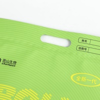 Sac en plastique réutilisable avec poignée découpée sur mesure, sac à fermeture éclair, sac en plastique avec trou pour poignée, fabrication sur mesure