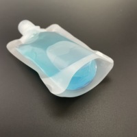 30ml 50ml 100ml Flip Cap Bag Mini Clear Lotion Spout Pouch avec Flip Type Spout Liquid Squeeze Pouch avec Flip Lid