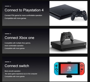 Convertisseur pour manette de jeu Nintendo Switch/<span class=keywords><strong>Xbox</strong></span> <span class=keywords><strong>One</strong></span>/PS4/PS3 vers <span class=keywords><strong>clavier</strong></span> et <span class=keywords><strong>souris</strong></span> - Product Image 6