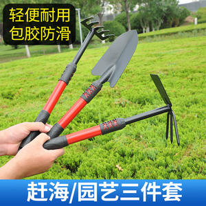 Pelle de jardin Explorer en acier inoxydable avec manche rouge pour désherber, bêcher et fouiller la plage, origine Chine, référence 0058 - Product Image 3