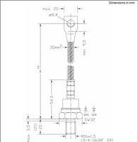 Diode redresseuse 240A SKN240 SKN240/04 SKN240/08 SKN240/12 SKN240/16 SKN240/18 pour machine à souder