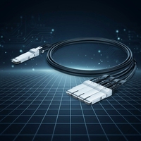Efisien Biaya, Konversi Optik-Listrik Nol, Performa Tinggi 400G QSFP-DD 4x100G QSFP56 DAC 5G POE 56G PAM4 Pusat Data