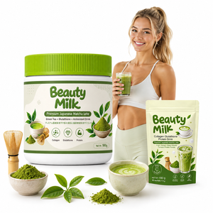 Bebida de Colágeno con Té Verde Matcha y Leche para el Bienestar Diario, para una Piel Joven y un Impulso de Energía - Product Image 1