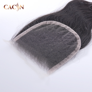 Tóc Nối Ren Thụy Sĩ Nguyên Bản Tốt Nhất, Tóc Thô Nguyên Bản Từ Brazil 14A, Tóc Nối Ren Brazil 4X4 14 Inch - Product Image 2