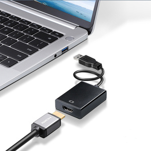USB 3.0 HD MII Adapter Supports Windows XP 7/8/8.1/10/11 Converts Video &amp; Audio 1080P HDTV Connects PC <strong>Laptop</strong> Monitor PVC Jacket - Product Image 3