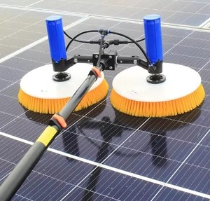 Cepillo Robótico Automático de Doble Cabezal SMARAAD para Limpieza Solar con Cepillo de Nylon y Motor de 220V para Paneles Solares y Ventanas - Product Image 3