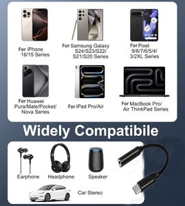 <span class=keywords><strong>Adaptateur</strong></span> Convertisseur Audio <span class=keywords><strong>Jack</strong></span> 3,5 mm USB 3.1 Type-C en Nylon Tressé Premium pour <span class=keywords><strong>iPhone</strong></span> 15 16 Samsung Xiaomi - Product Image 4