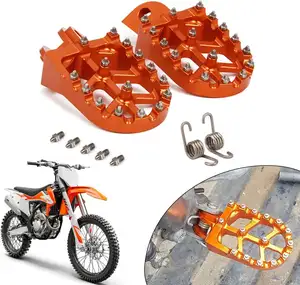 Racing Dirt Bikes Front Foot Step motorcycle Modified Foot Pegs Rest Pedals For XC FC FE MXC