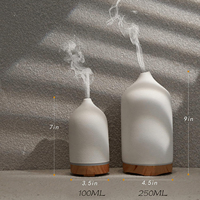 Diffuseur en céramique, diffuseur d'huile essentielle en pierre, diffuseurs d'aromathérapie à ultrasons pour la maison