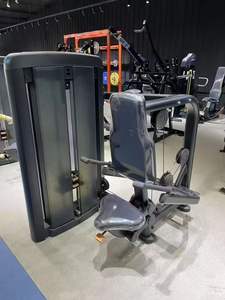 Équipement commercial de musculation : Appareil de musculation assis pour <span class=keywords><strong>triceps</strong></span> et entraînement de tirage à volant d'inertie, avec fonctions de tirage haut et bas - Product Image 2