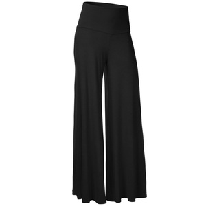 Quần Ống Rộng Cho Nữ, Chất Liệu Latex Co Giãn, Chất Liệu Cotton, <span class=keywords><strong>Gaucho</strong></span>, Quần Ống Rộng - Product Image 1