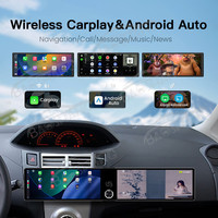 Autoradio Baoshang Dual 12.3'' Android 13 Carplay pour Toyota Yaris 2005-2011 Navigation GPS Multimédia Commande vocale avec Carplay