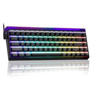 Clavier de jeu AULA <span class=keywords><strong>Hero</strong></span> 68 HE à interrupteurs magnétiques, clavier filaire à effet Hall, déclenchement rapide, RGB réglable, mécanique - Product Image 1