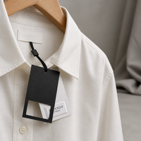Papier de qualité supérieure, gris clair, à bords coupés, pour étiquettes modernes et précises, gamme complète, torsadé, imperméable, respectueux de l'environnement