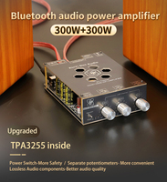XY-T3002 TPA3255 BT 5.2 2.1 canaux puissance Audio stéréo Subwoofer amplificateur carte 300WX2 + 600W aigus basse Note Tuning AMP