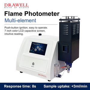 เครื่องวิเคราะห์คุณภาพน้ำแบบโฟโตมิเตอร์ในตัว 4 ช่องสัญญาณ รุ่น Drawell FP6440 K Na Li Ca สำหรับห้องปฏิบัติการ - Product Image 4
