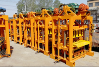 Petite semi automatique QT 4-40 bloc de béton faisant la machine