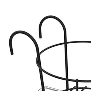 Hanging <strong>Railing</strong> Planter <strong>Flower</strong> Pot Hanging Baskets Holder Balcony Round Planter <strong>Tray</strong> - Product Image 6